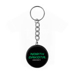 Inglasco Inc Mini Puck Key Ring - North Dakota Hockey