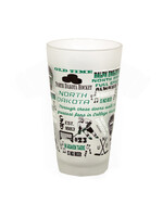 Frosted 16oz University of North Dakota Glass
