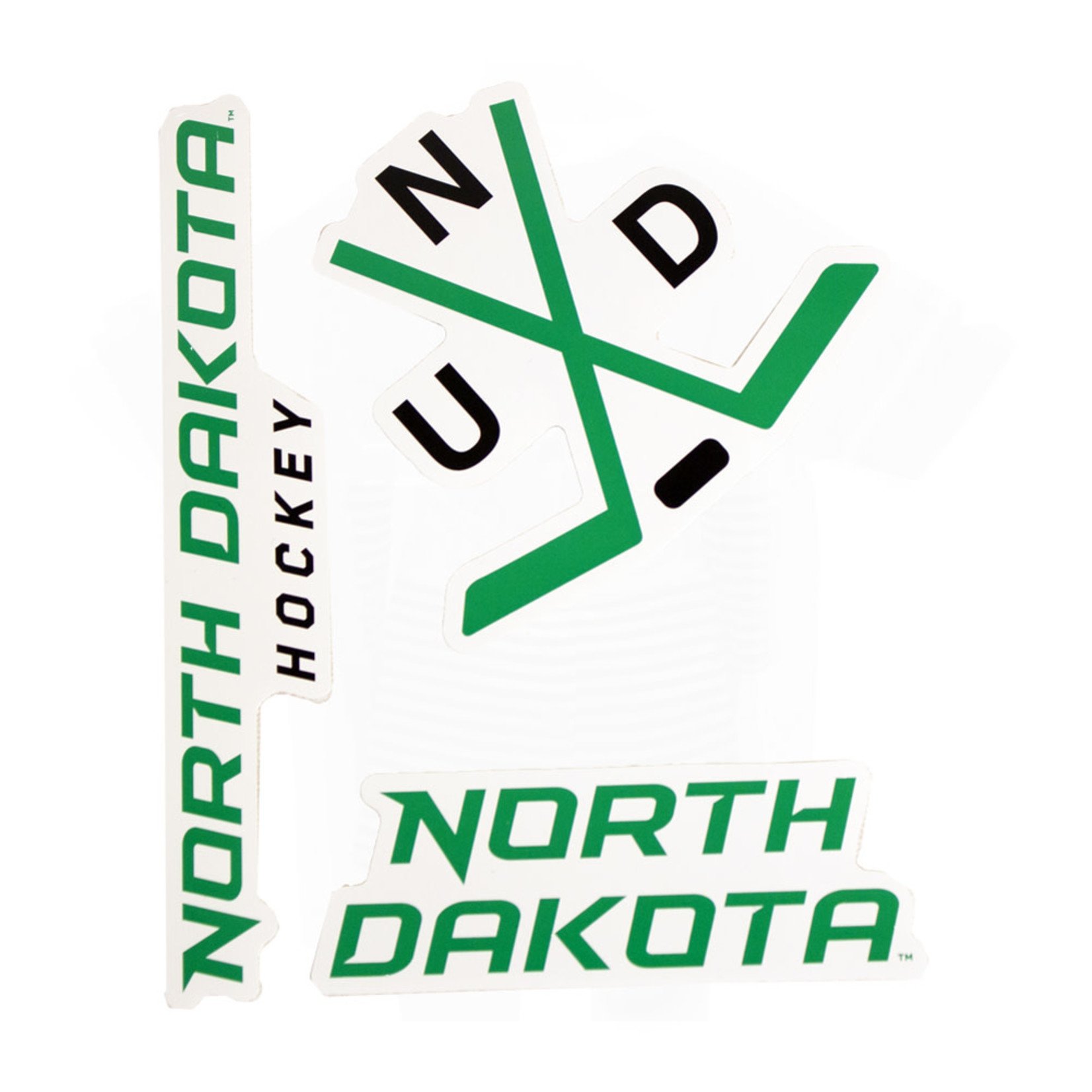 Wincraft North Dakota Hockey 3 Pack Decal Set