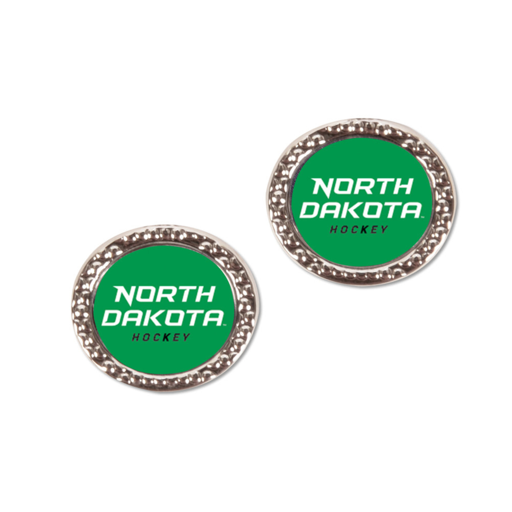 Wincraft North Dakota Hockey Post Earrings