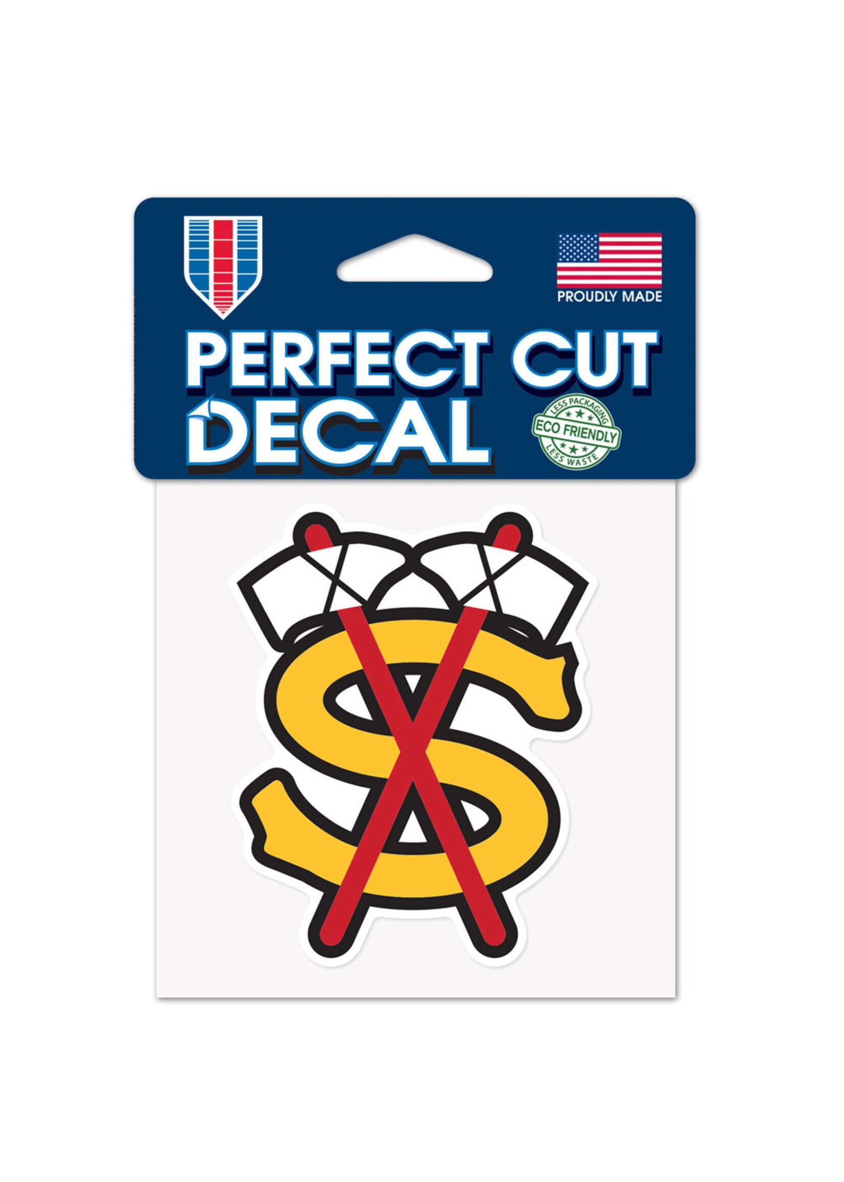 Wincraft S-Tomahawk Logo 4"x4" Color Decal