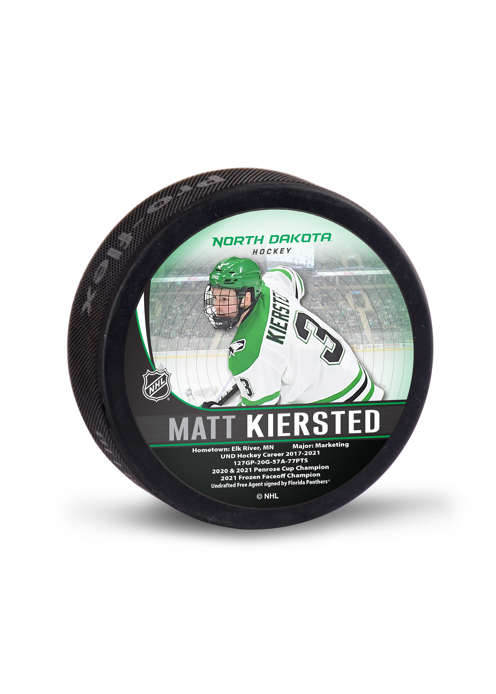 Wincraft UND Alumni Matt Kiersted Puck