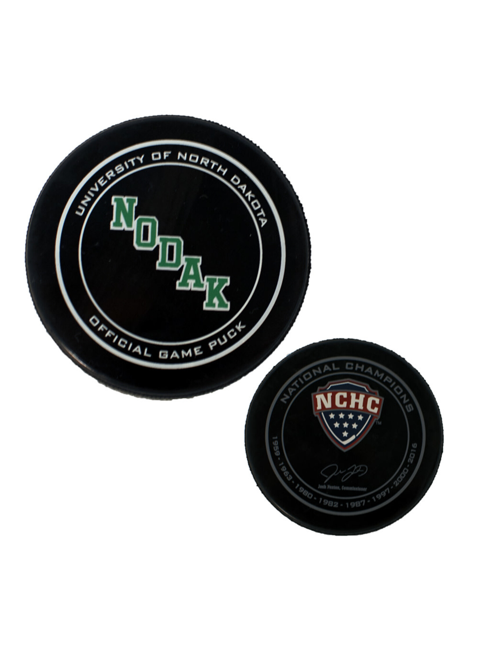 Inglasco Inc NODAK Hockey Collector Puck