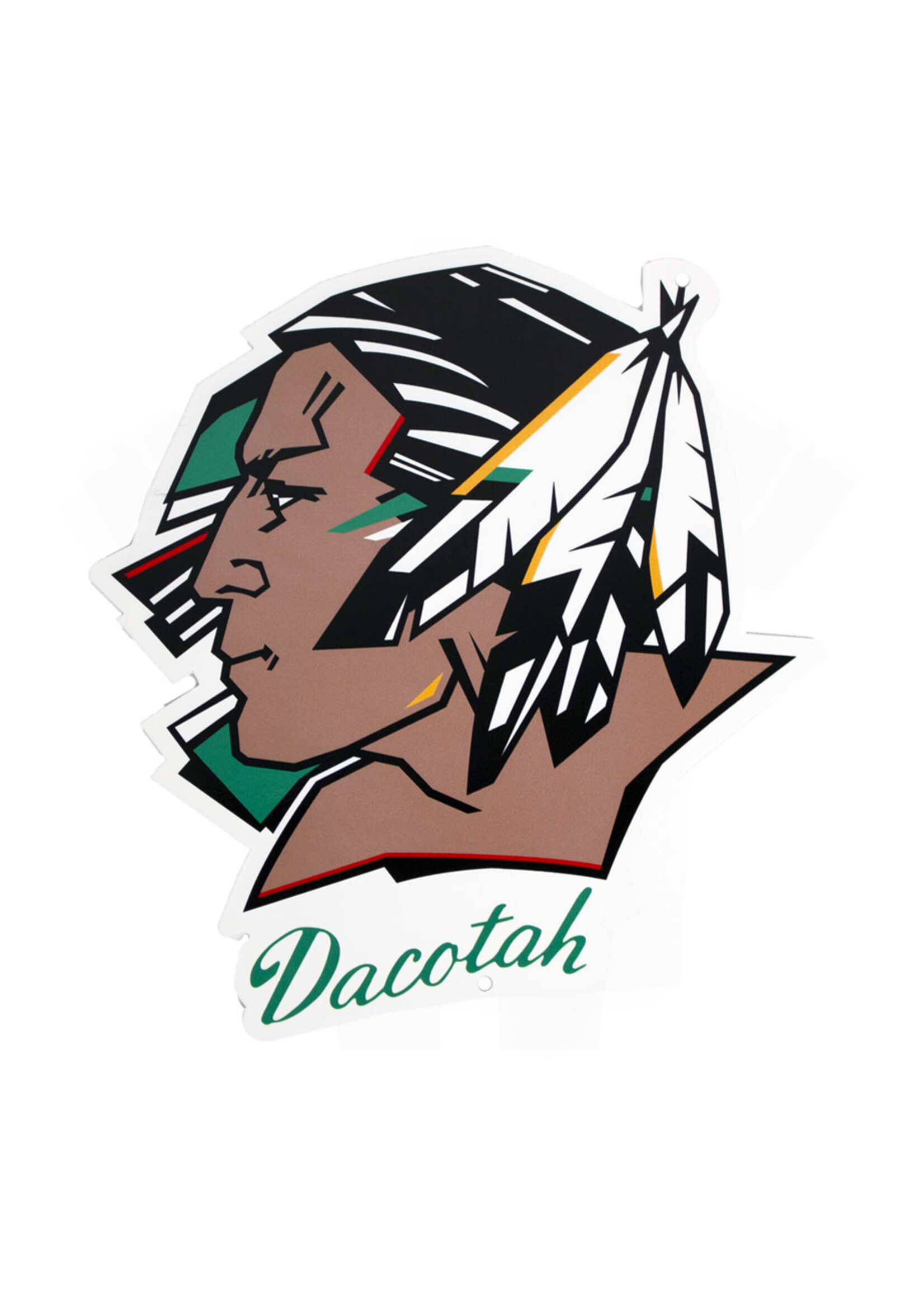 Fighting Sioux Steel 12" Logo