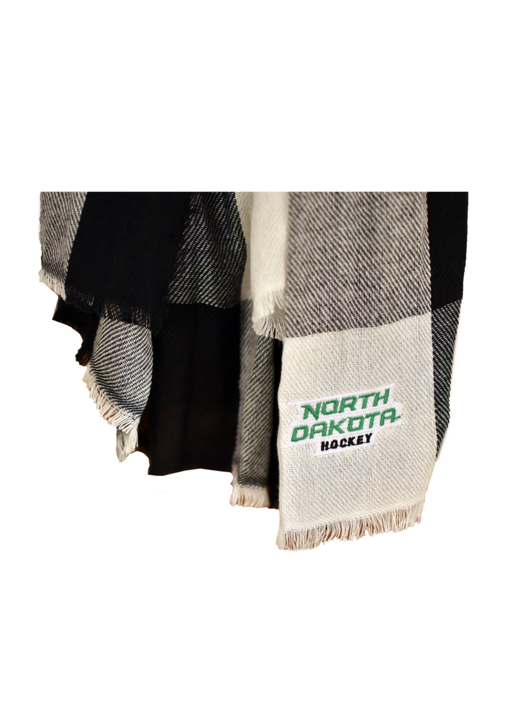 ZooZatZ North Dakota Hockey Buffalo Check Scarf