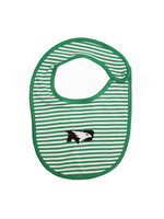 Creative Knitwear Newborn Fighting Hawks Bib Kelly/White