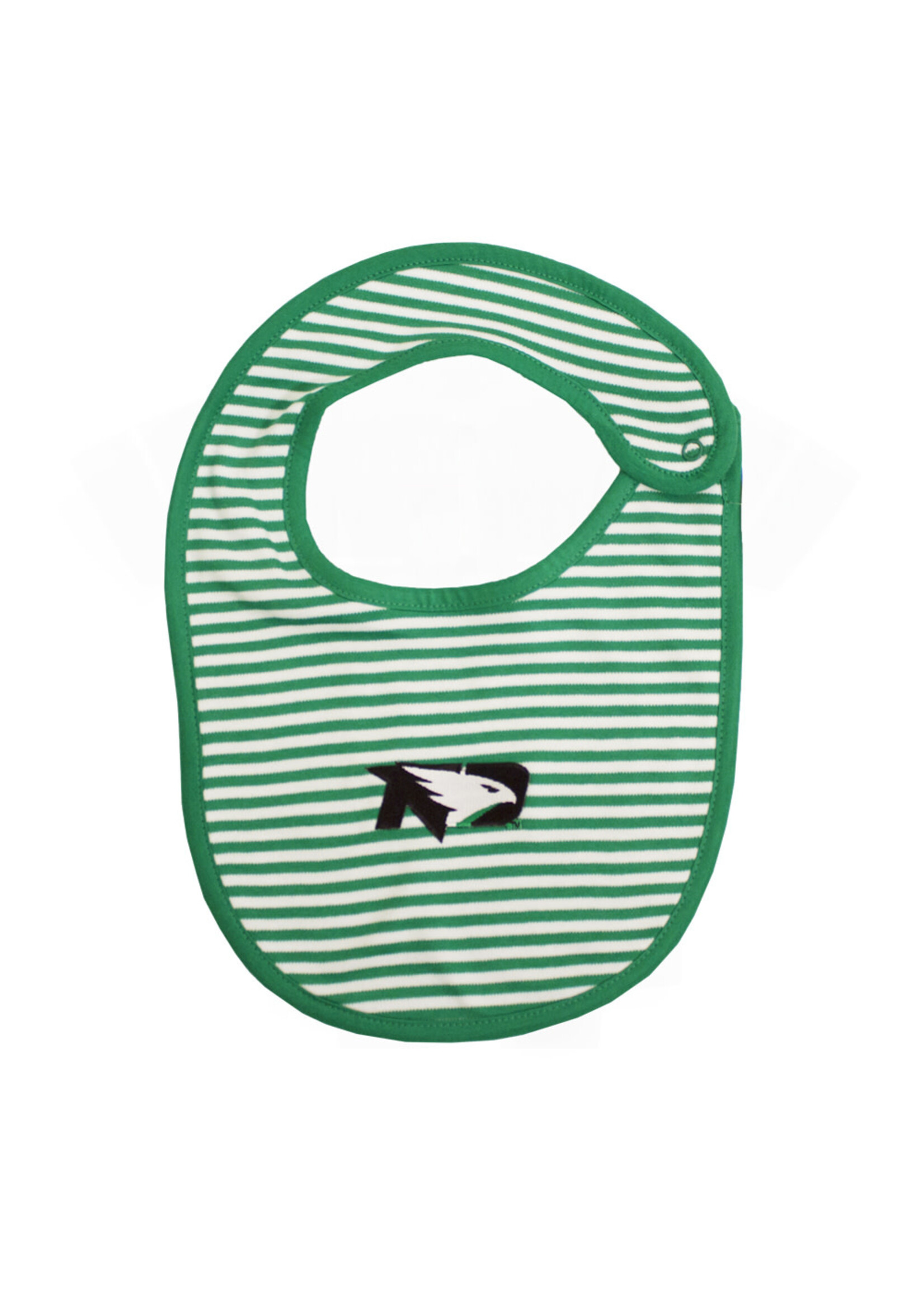 Creative Knitwear Newborn Fighting Hawks Bib Kelly/White