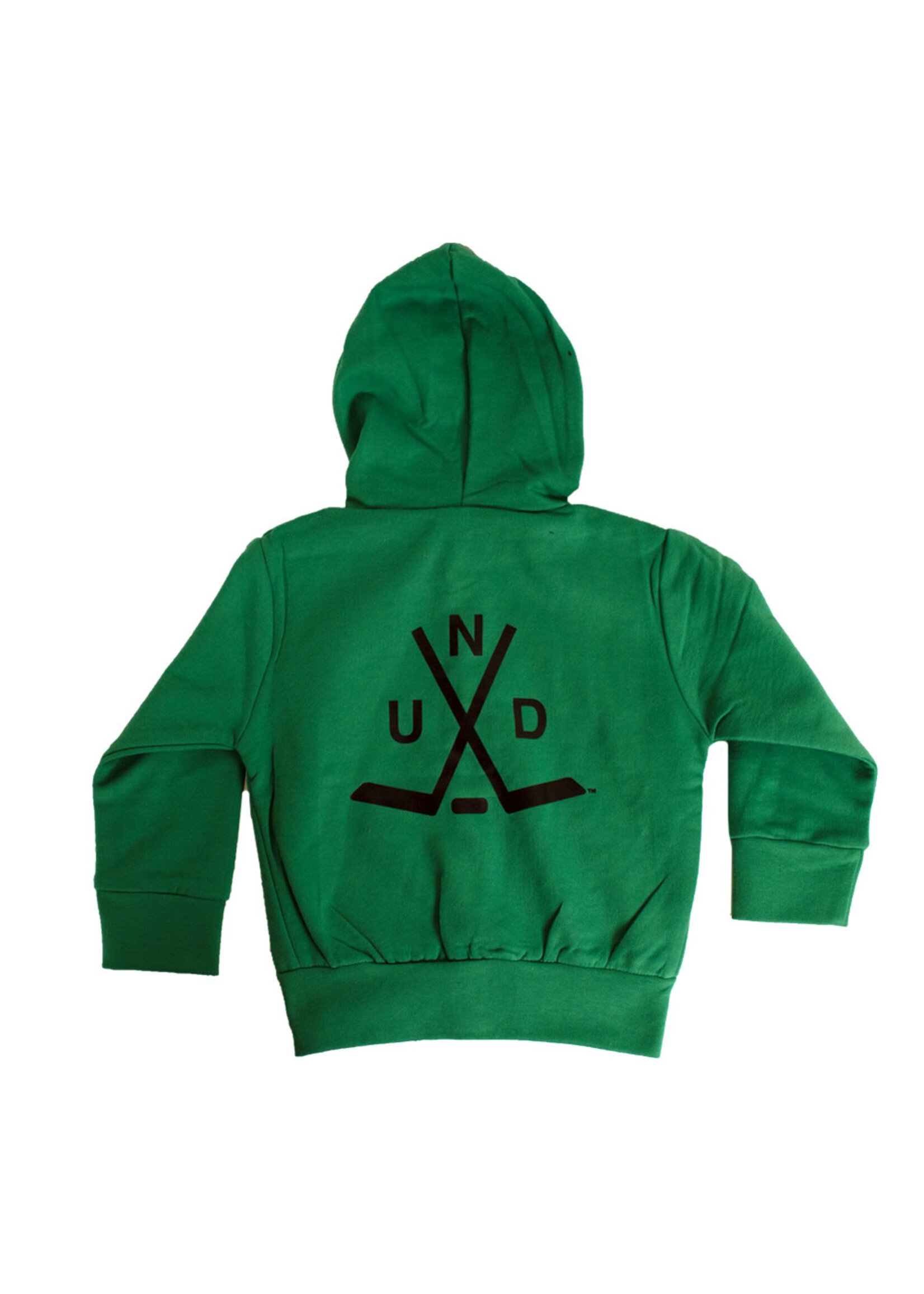 Creative Knitwear North Dakota Hockey Snap Hooded Jacket