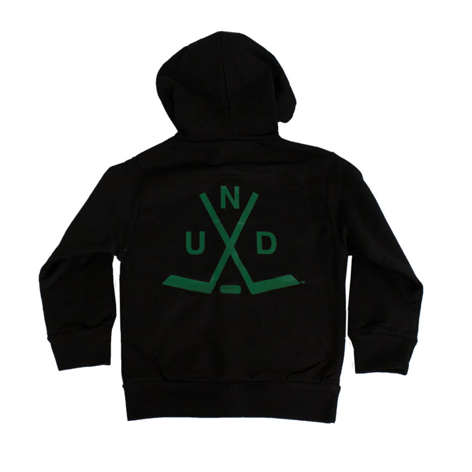 Creative Knitwear North Dakota Hockey Snap Hooded Jacket