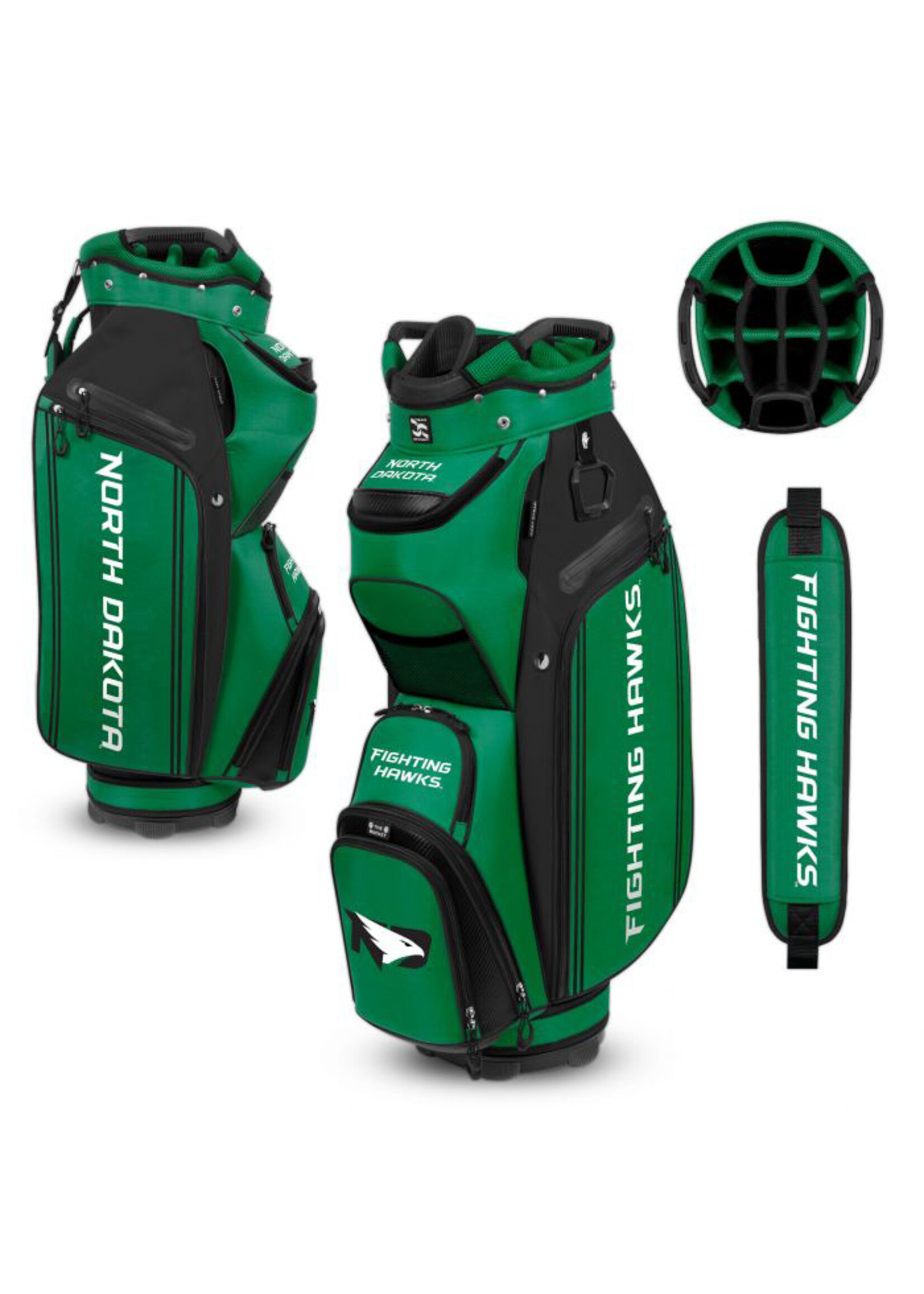 Wincraft North Dakota Fighting Hawks Bucket III Cooler Cart Bag