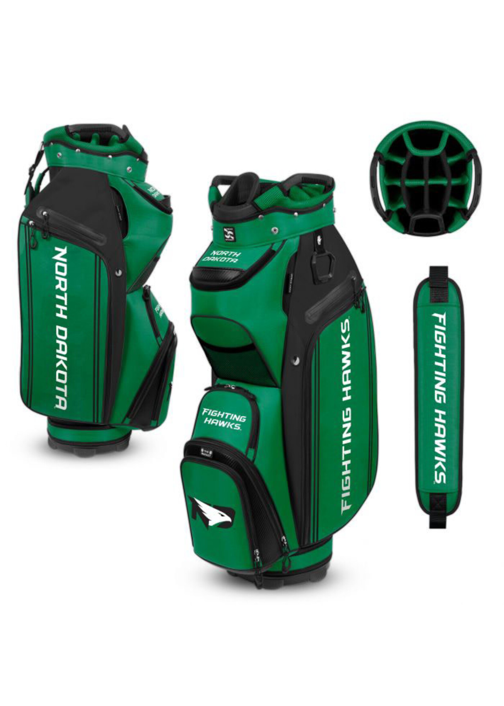Wincraft North Dakota Fighting Hawks Bucket III Cooler Cart Bag