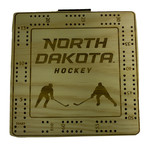 ND Hockey Square Cribbage Board
