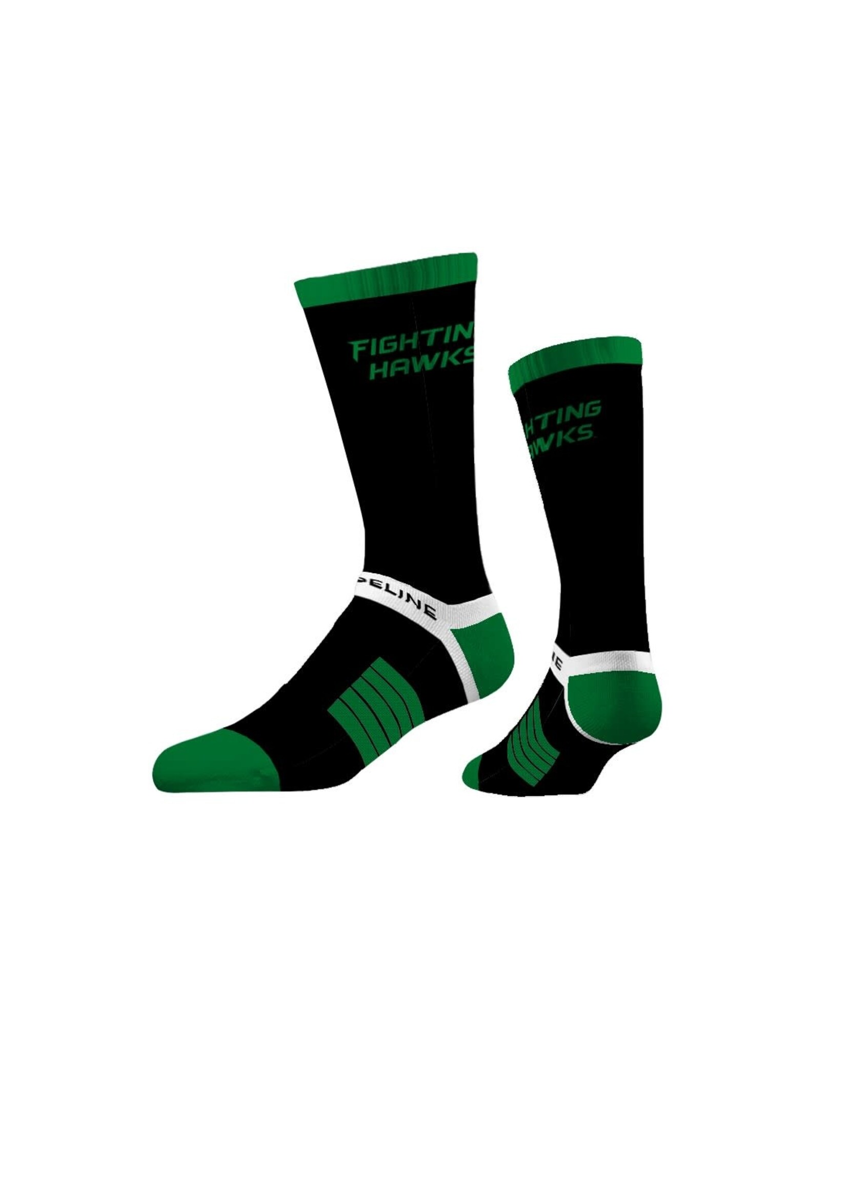 Strideline Strideline Premo Fighting Hawks Crew  Sock
