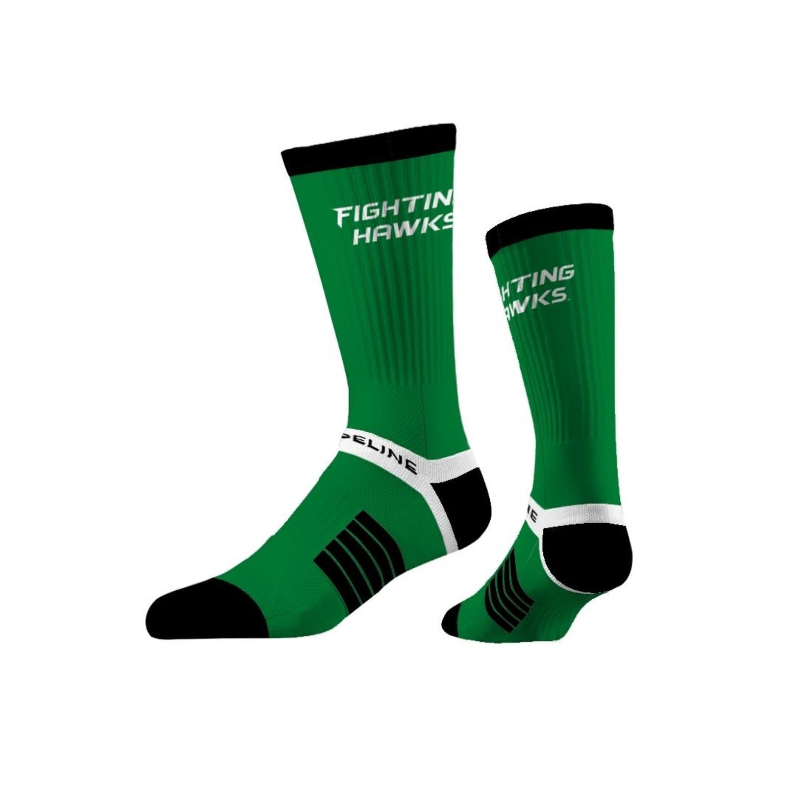 Strideline Strideline Premo Fighting Hawks Crew  Sock