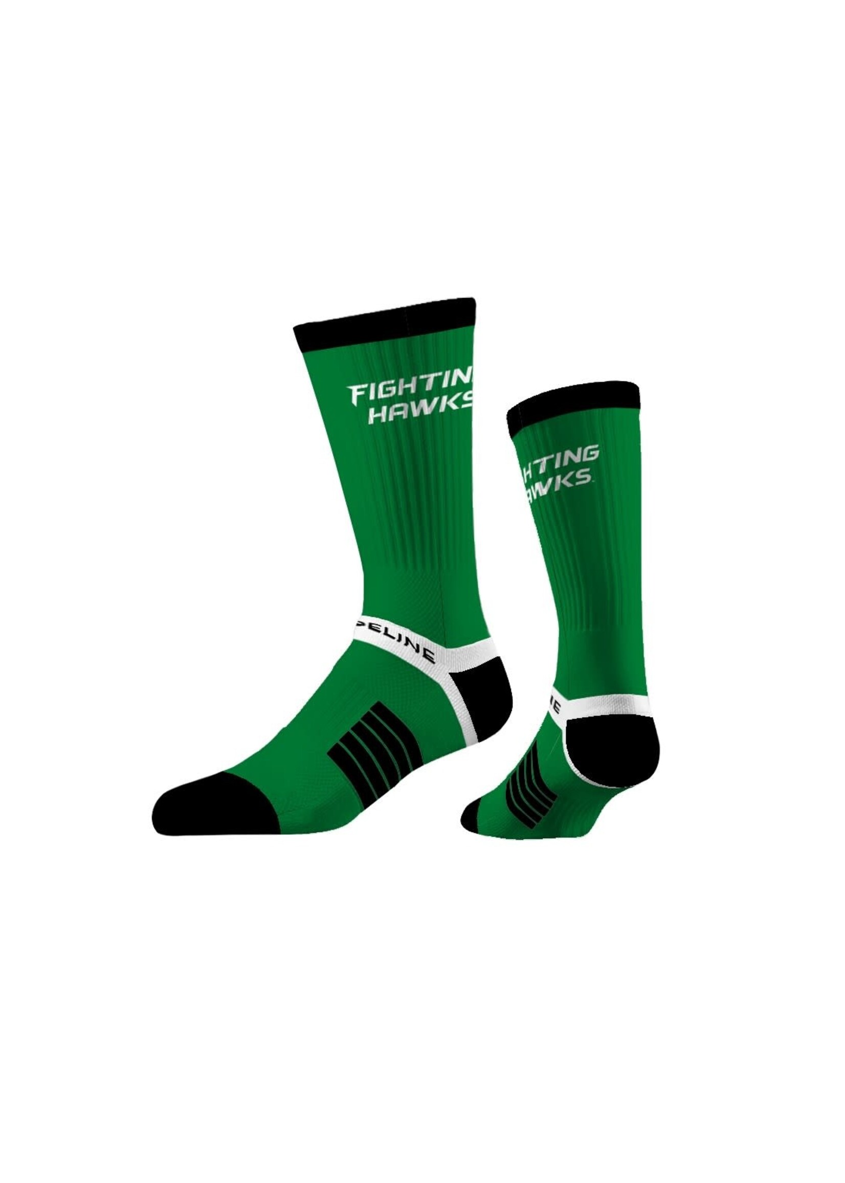 Strideline Strideline Premo Fighting Hawks Crew  Sock