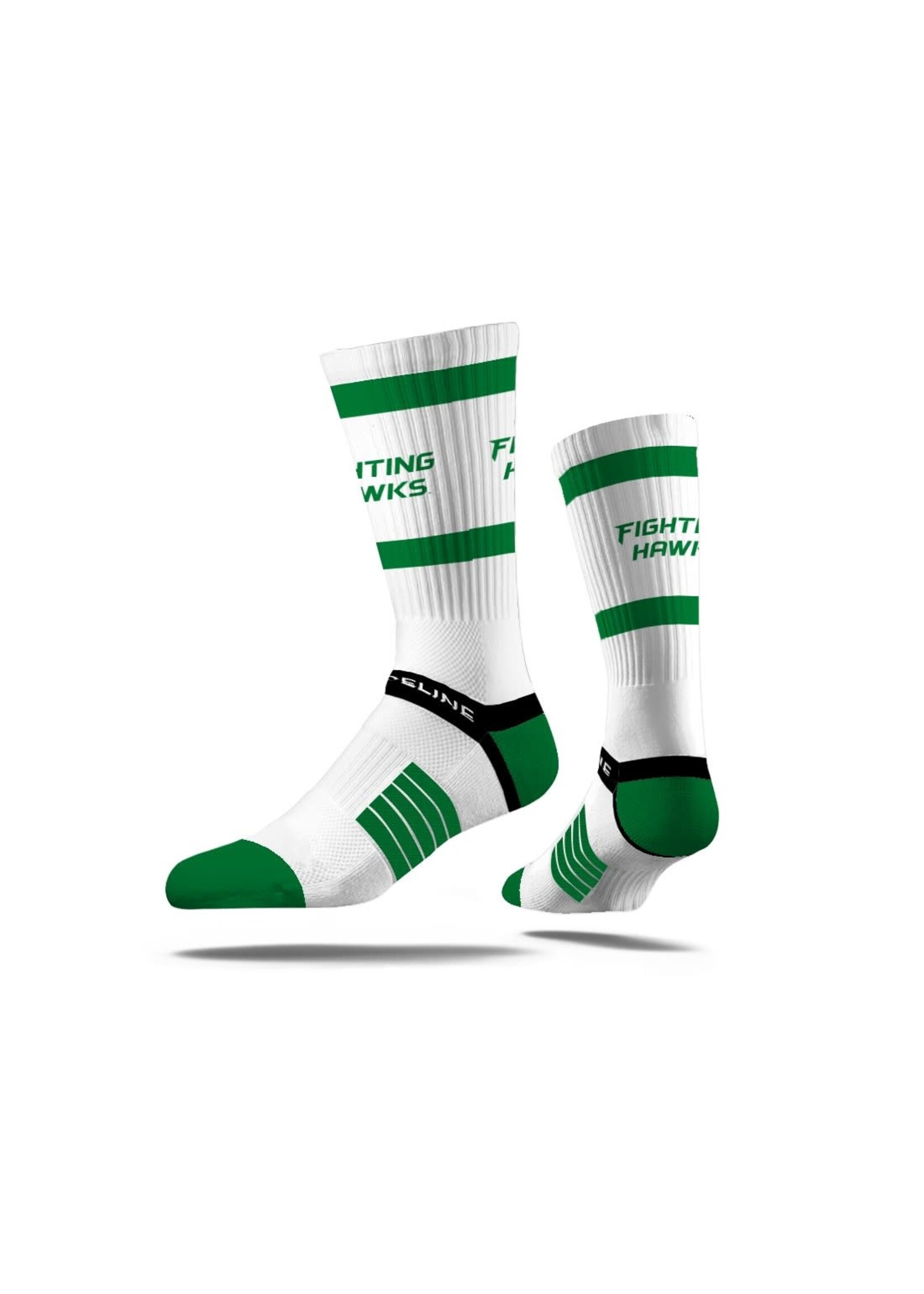 Strideline Premo Fighting Hawks Crew  Sock