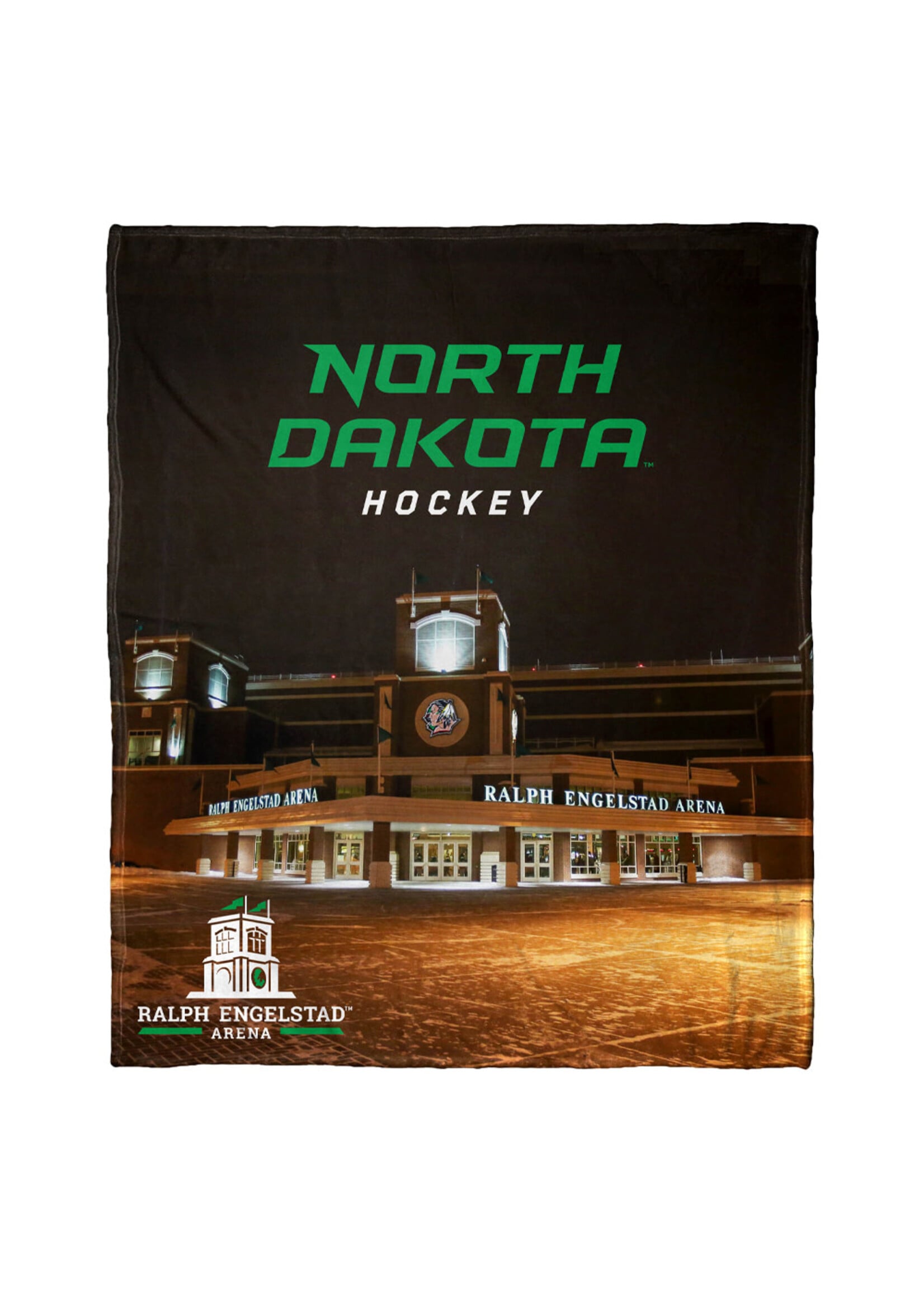 Silk Touch Ralph Engelstad Arena 50x60 Throw Blanket