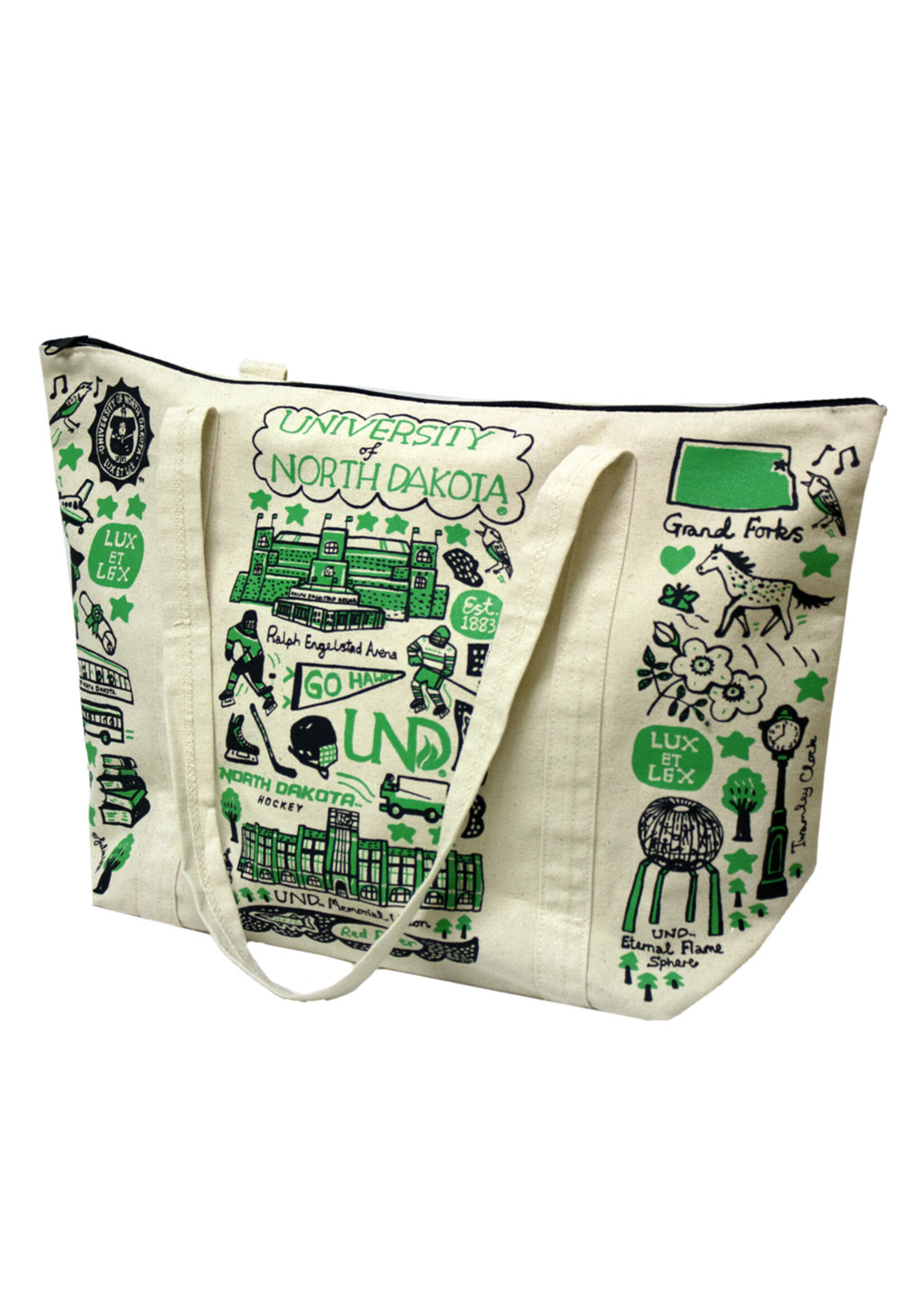 Neil Enterprise University of North Dakota Julia Gash Weekend Tote