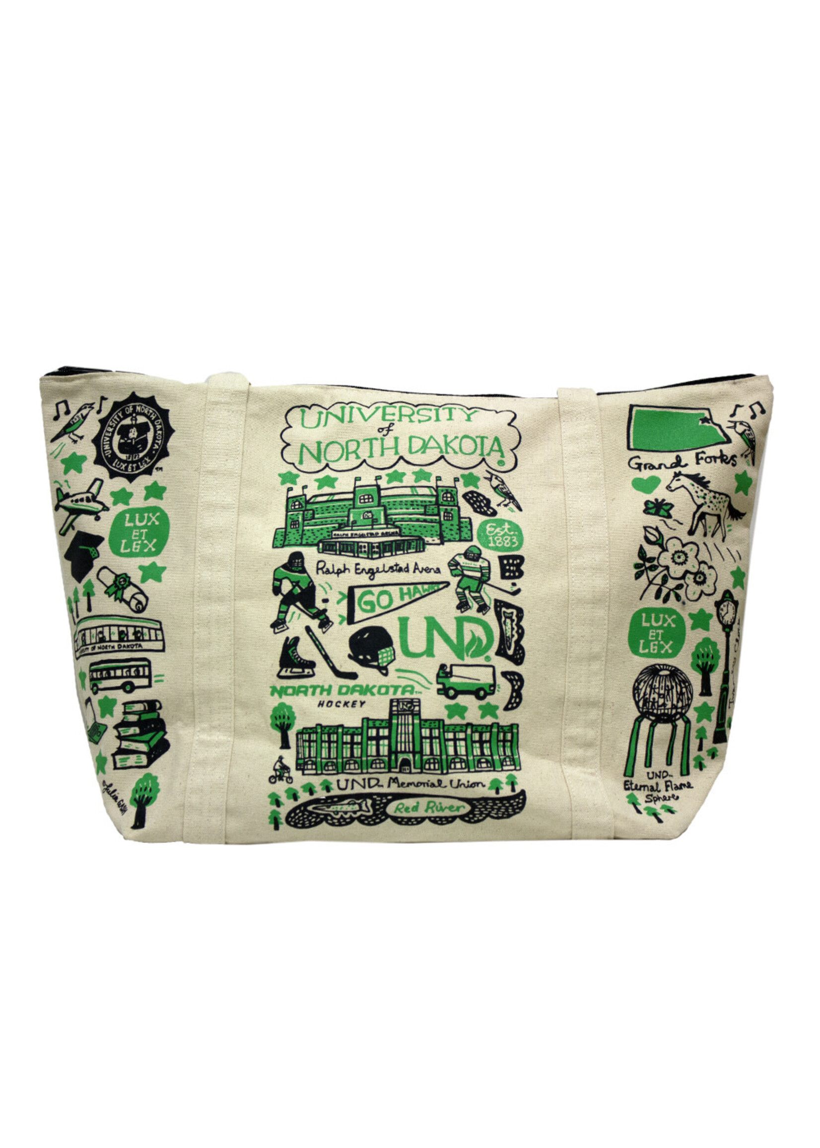 Neil Enterprise University of North Dakota Julia Gash Weekend Tote