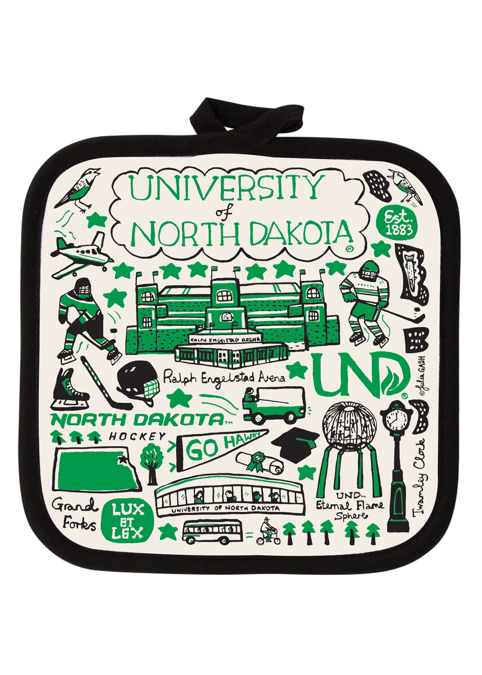 Neil Enterprise University of North Dakota Julia Gash Hot Pad