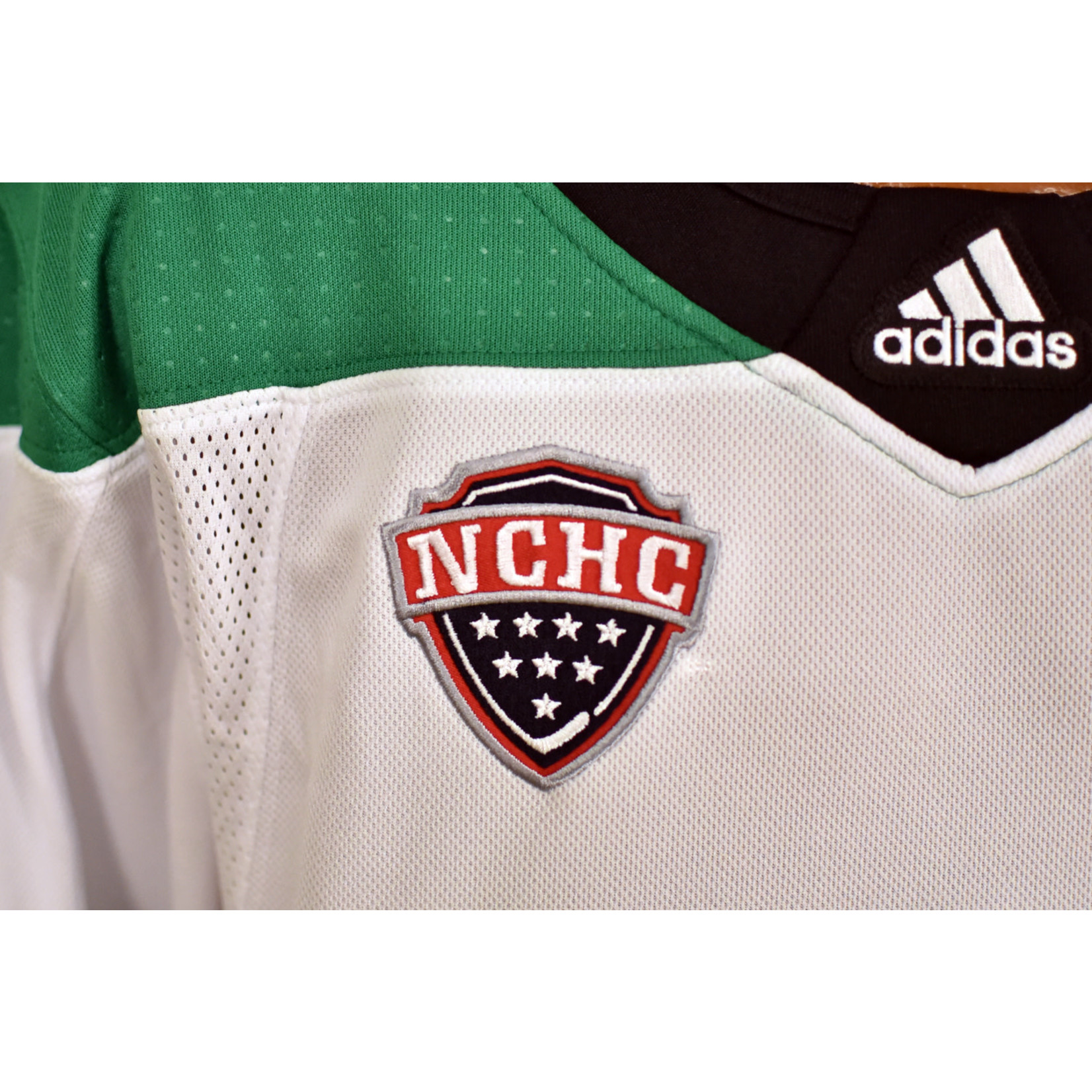 Men's adidas Black North Dakota Alternate Hockey Jersey