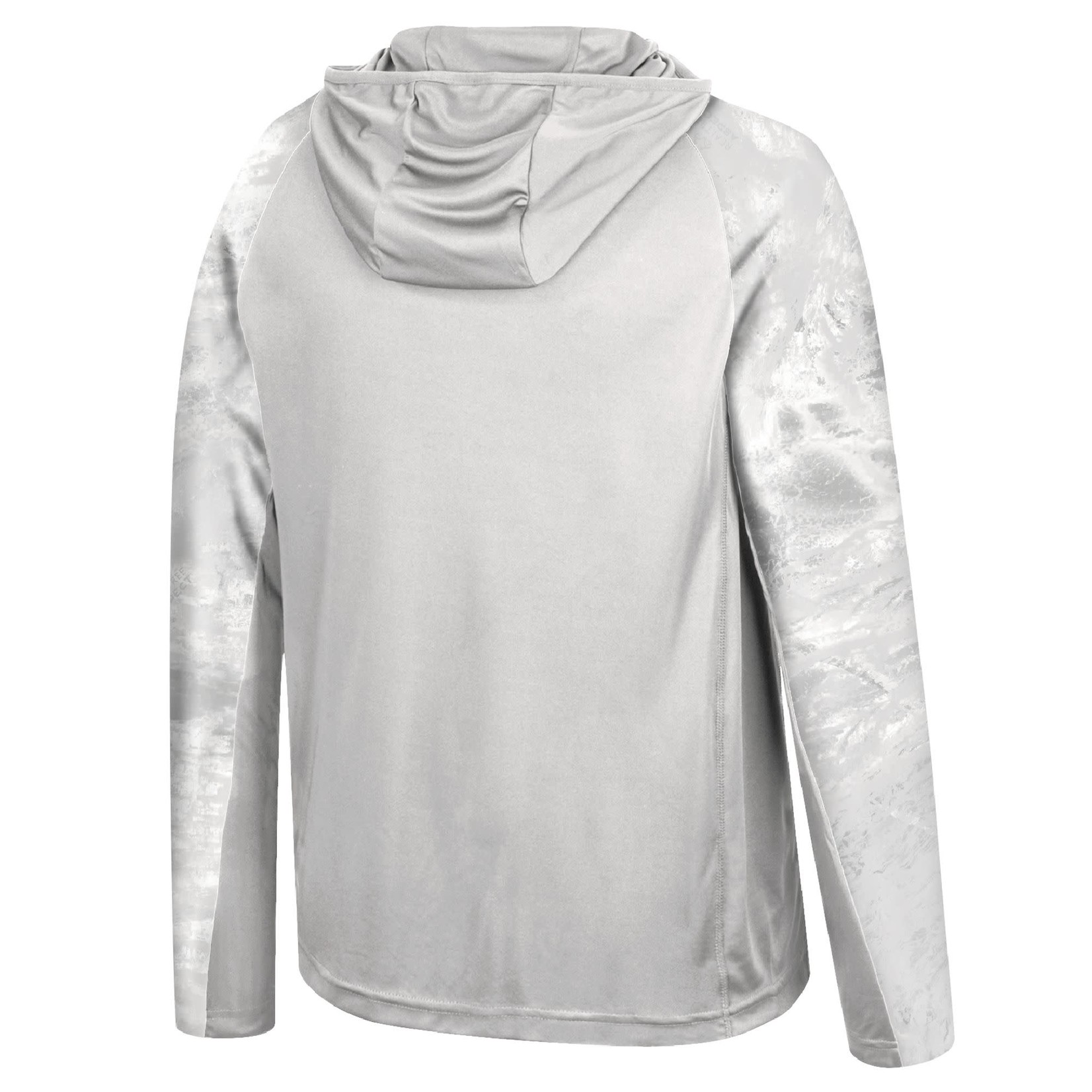 Colosseum Athletics Whiteout Performance Long Sleeve Hooded Fishing Tee