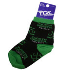 TCK Custom Socks Youth Black TCK All Over Hockey Sock