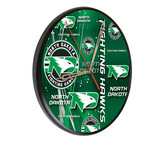 Holland Bar Stools University of North Dakota Fighting Hawks 13" Solid Wood Clock