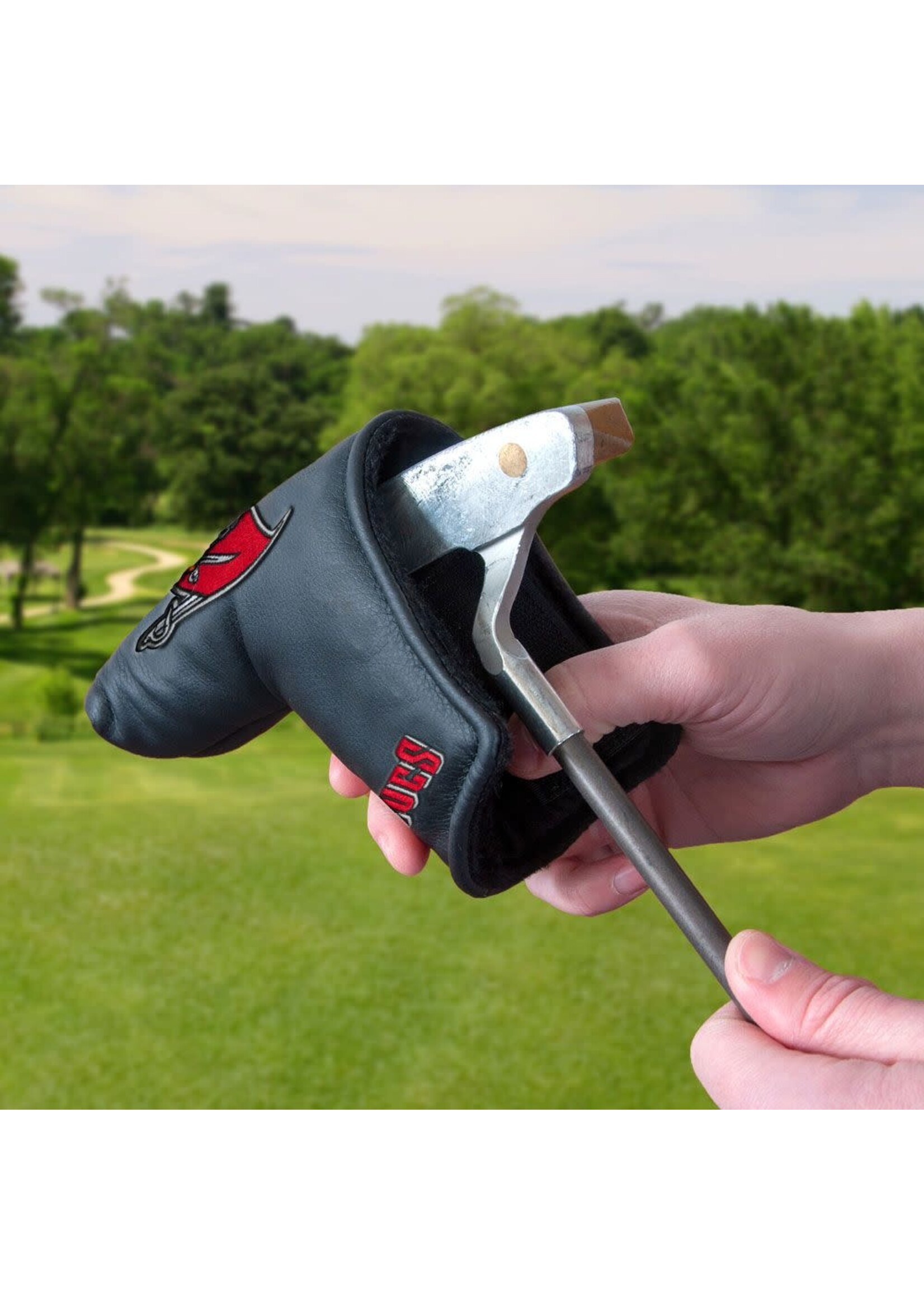 Wincraft North Dakota Fighting Hawks - Black Blade Putter Cover