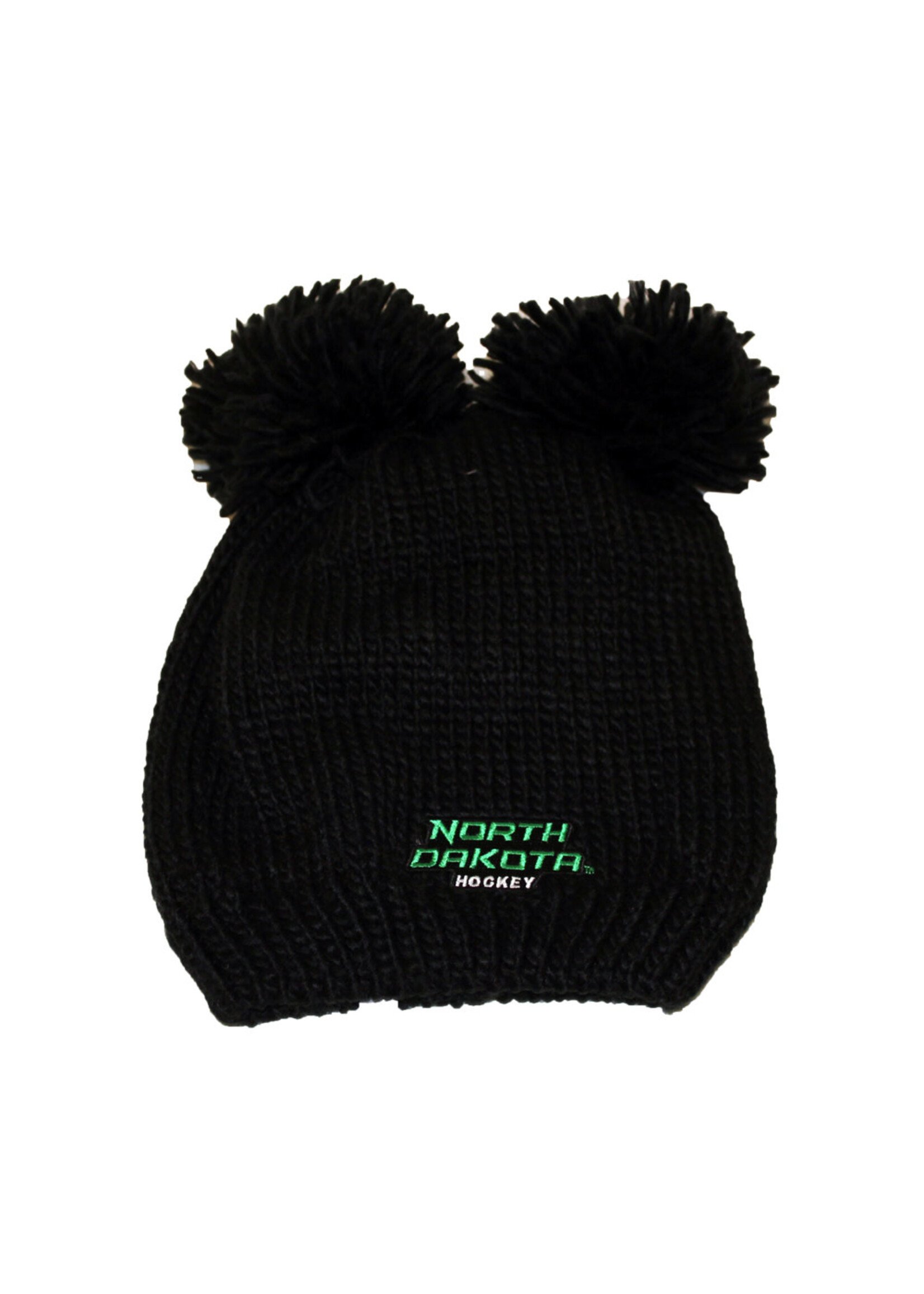 LogoFit ND Hockey Leia Double Pom Knit Black