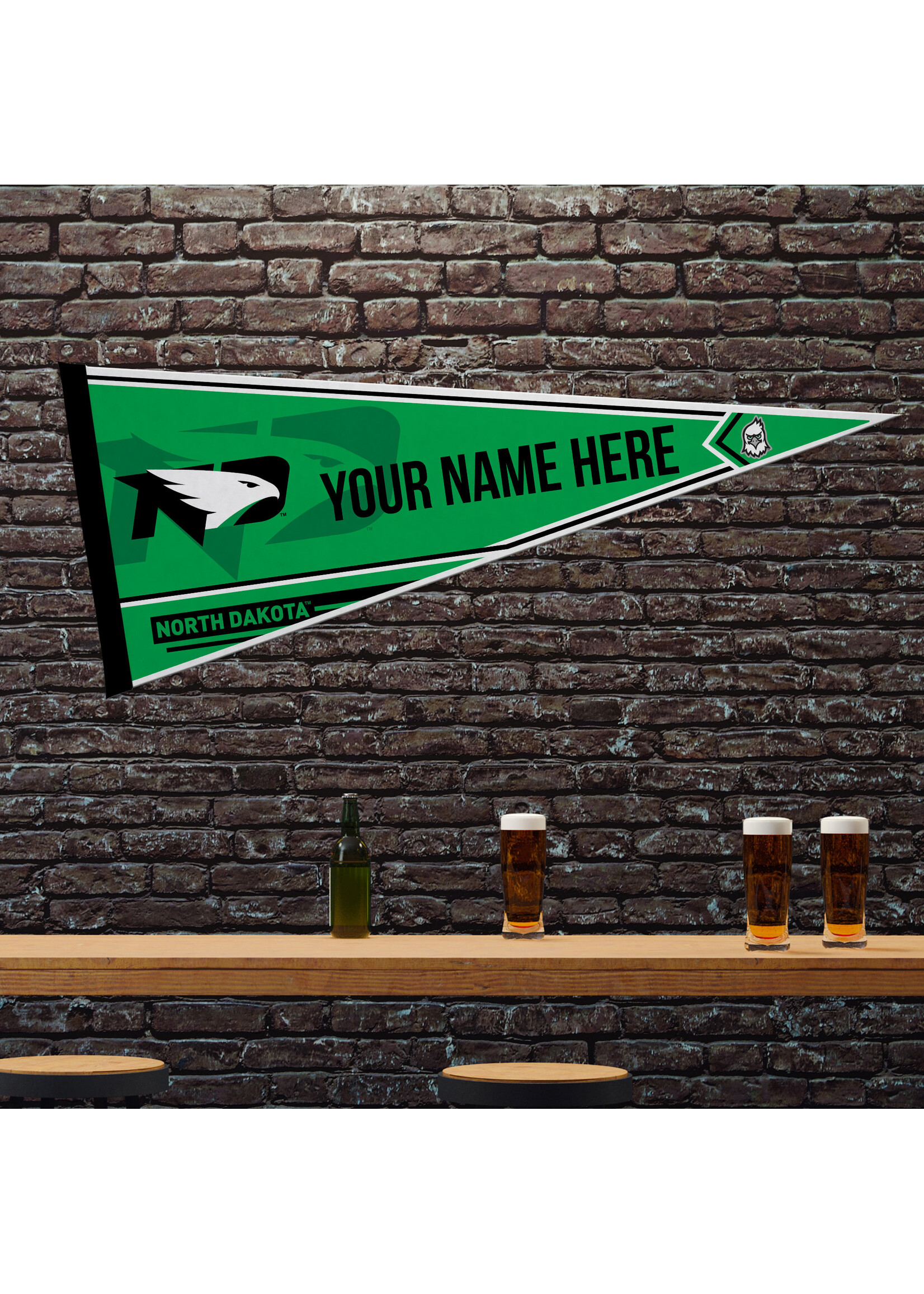 Rico Industries Personalized 12"x 30" Soft Pennant