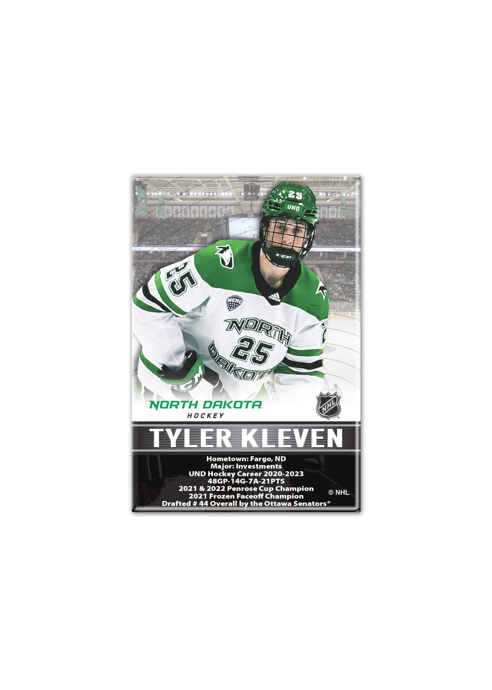 Wincraft UND Alumni Magnet Tyler Kleven