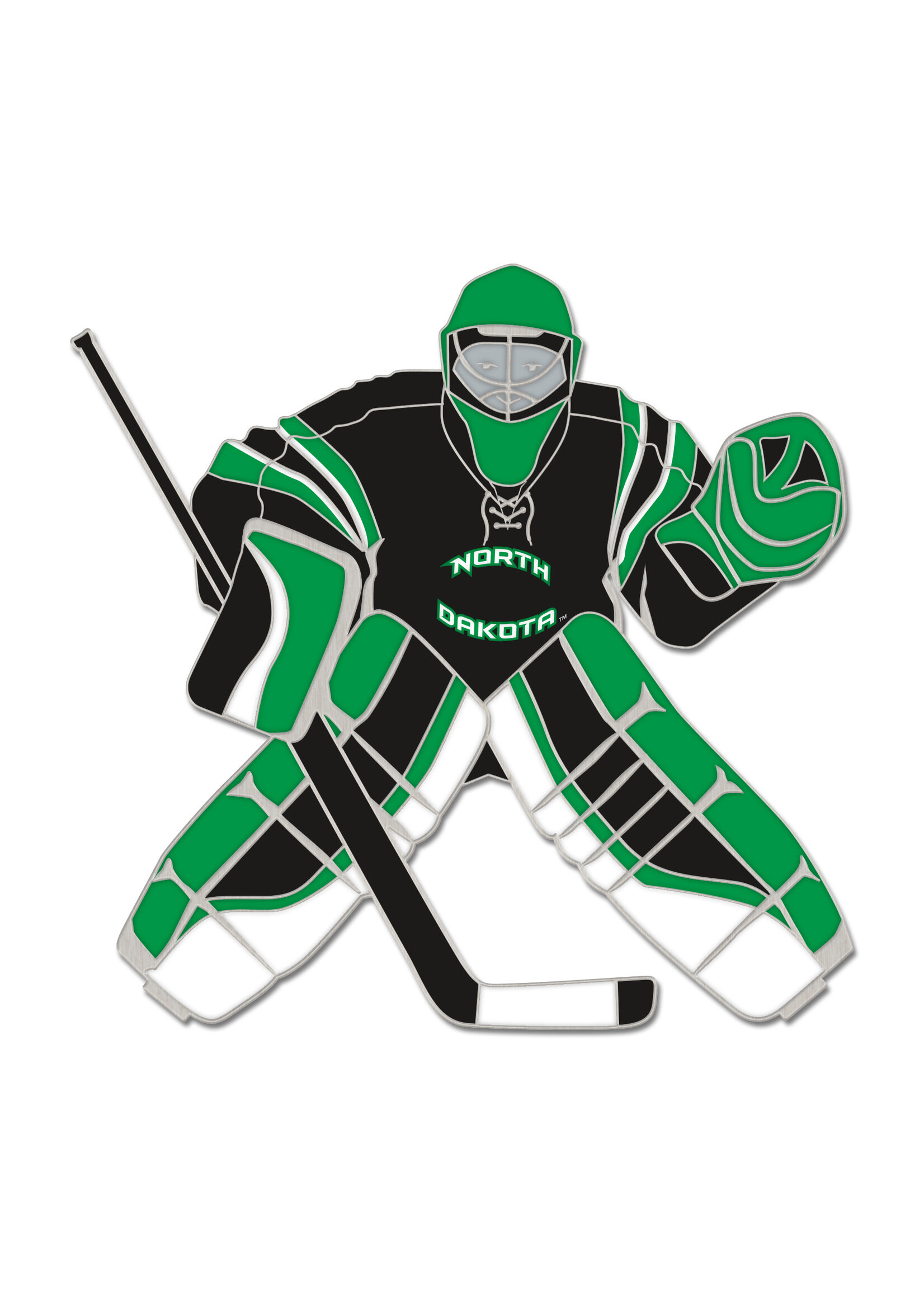 Wincraft UND Hockey Goalie Lapel Pin
