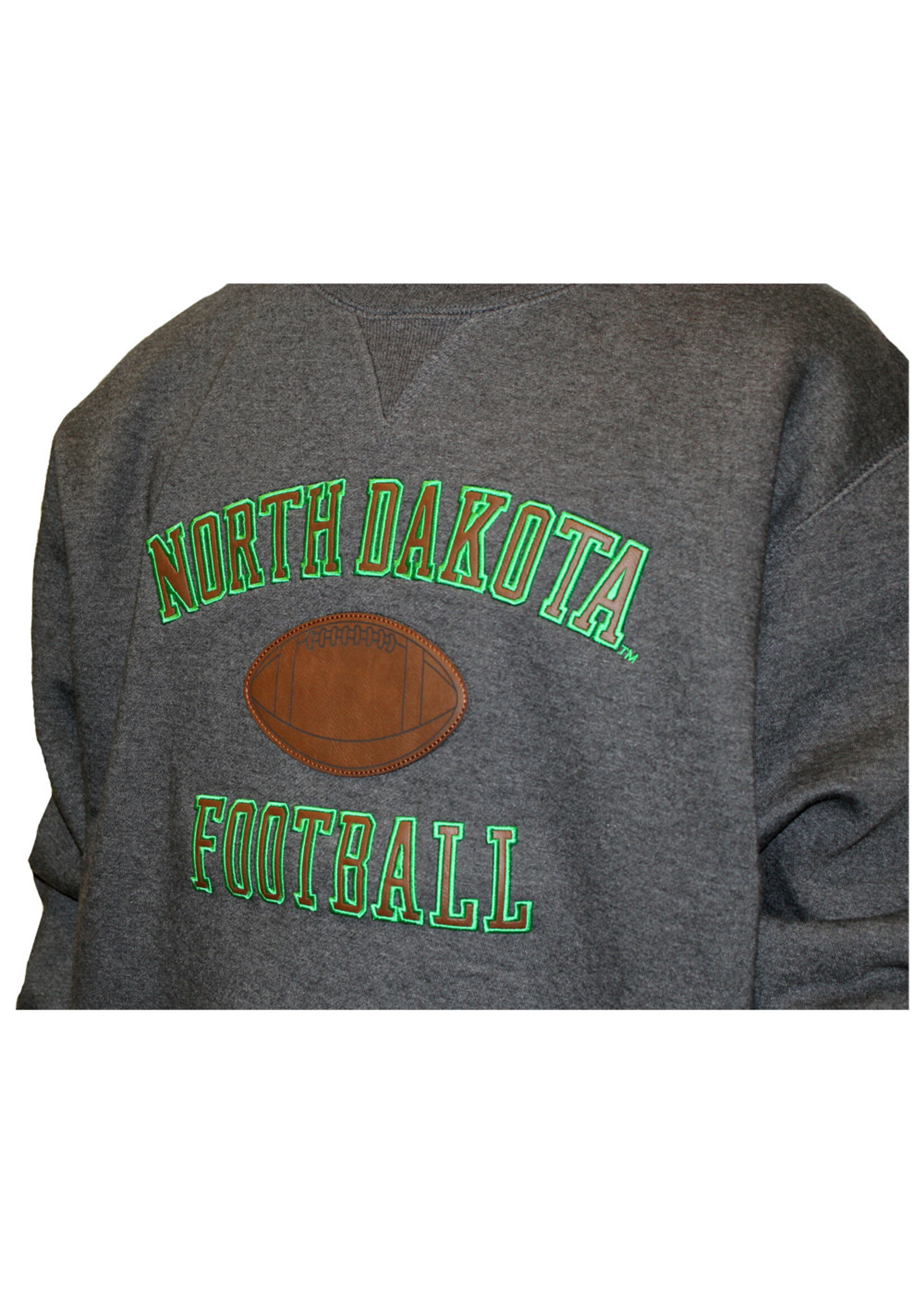 Artisans University of North Dakota Football Leathers Crewneck