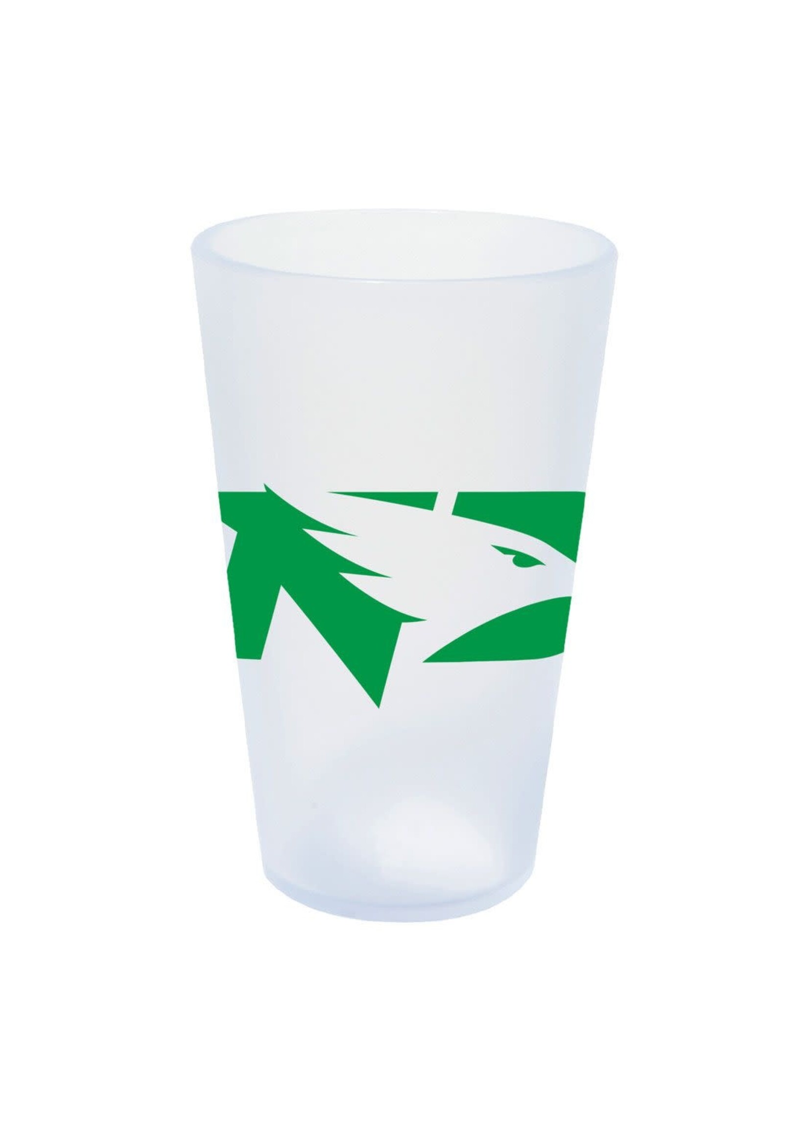 Wincraft North Dakota Fighting Hawks 16oz Silicone Pint Glass