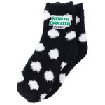 ZooZatZ North Dakota Hockey Youth Fuzzy Dot Sock