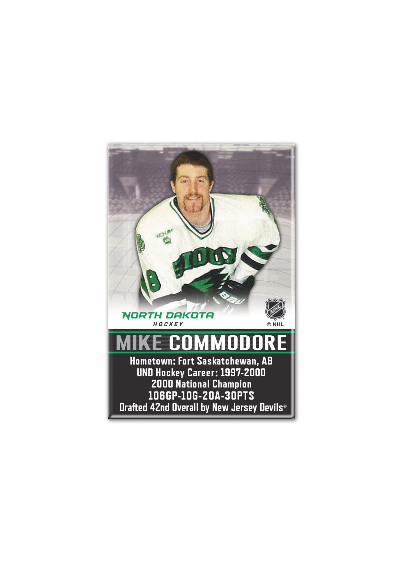Wincraft UND Alumni Magnet Mike Commodore