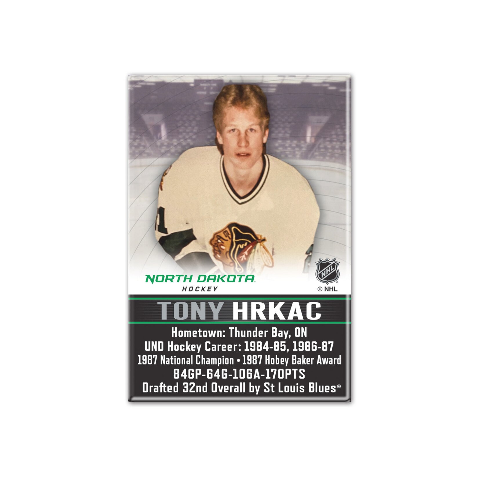 Wincraft UND Alumni Magnet Tony Hrkac