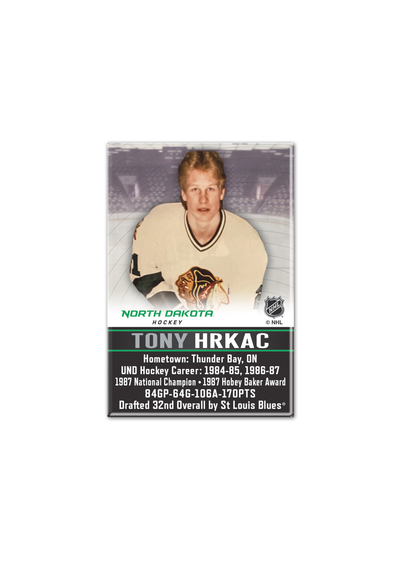 Wincraft UND Alumni Magnet Tony Hrkac