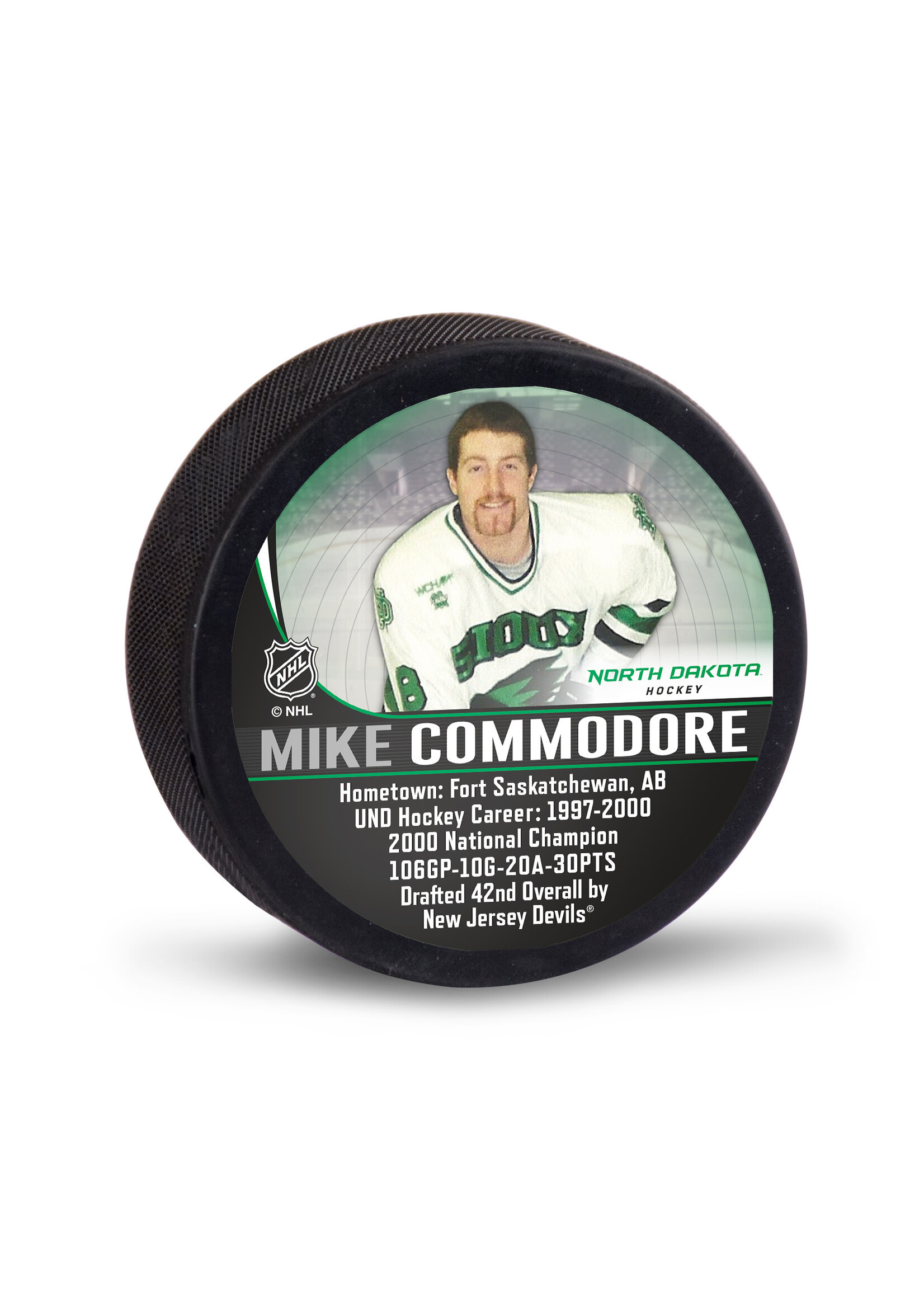 Wincraft UND Alumni Mike Commodore Puck