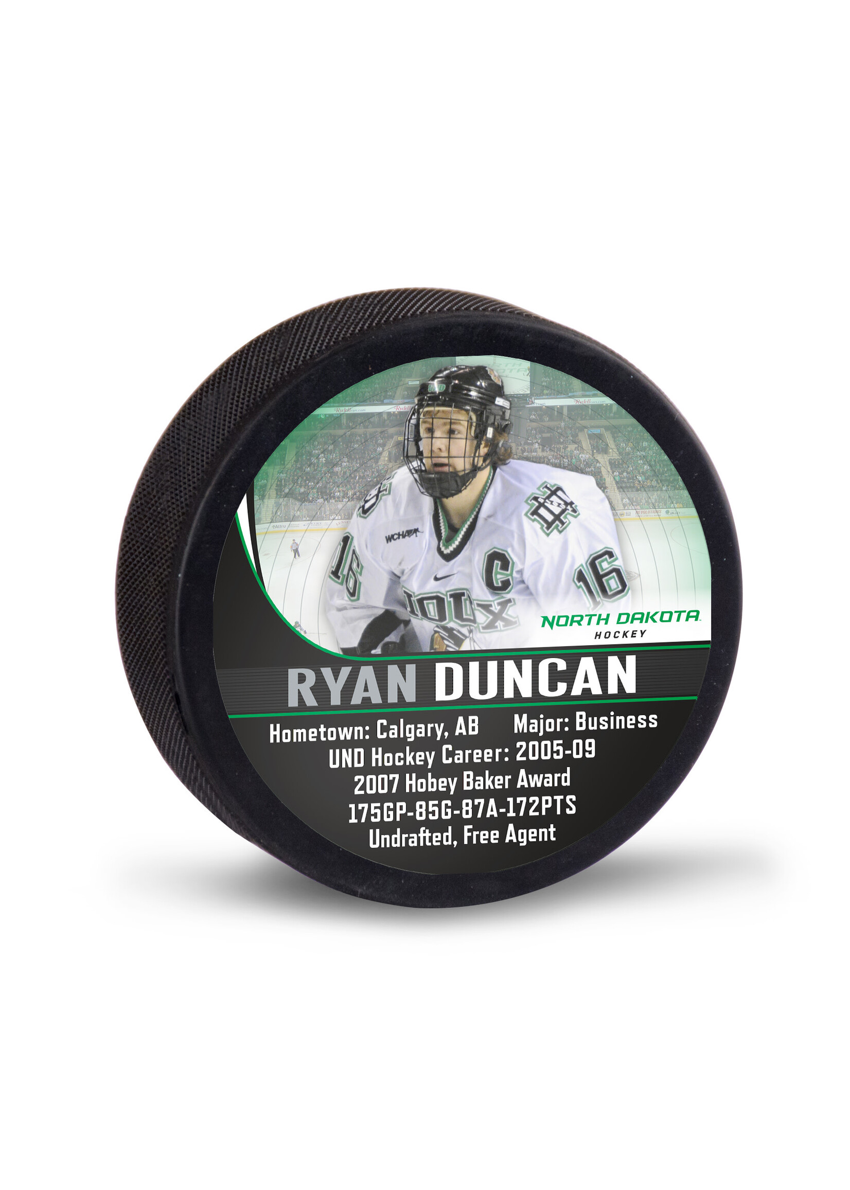 Wincraft UND Alumni Ryan Duncan Puck