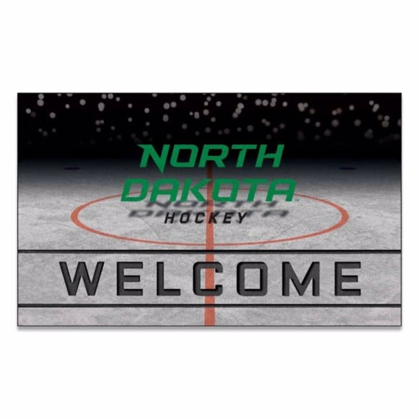 Fan Mats North Dakota Crumb Rubber Door Mat