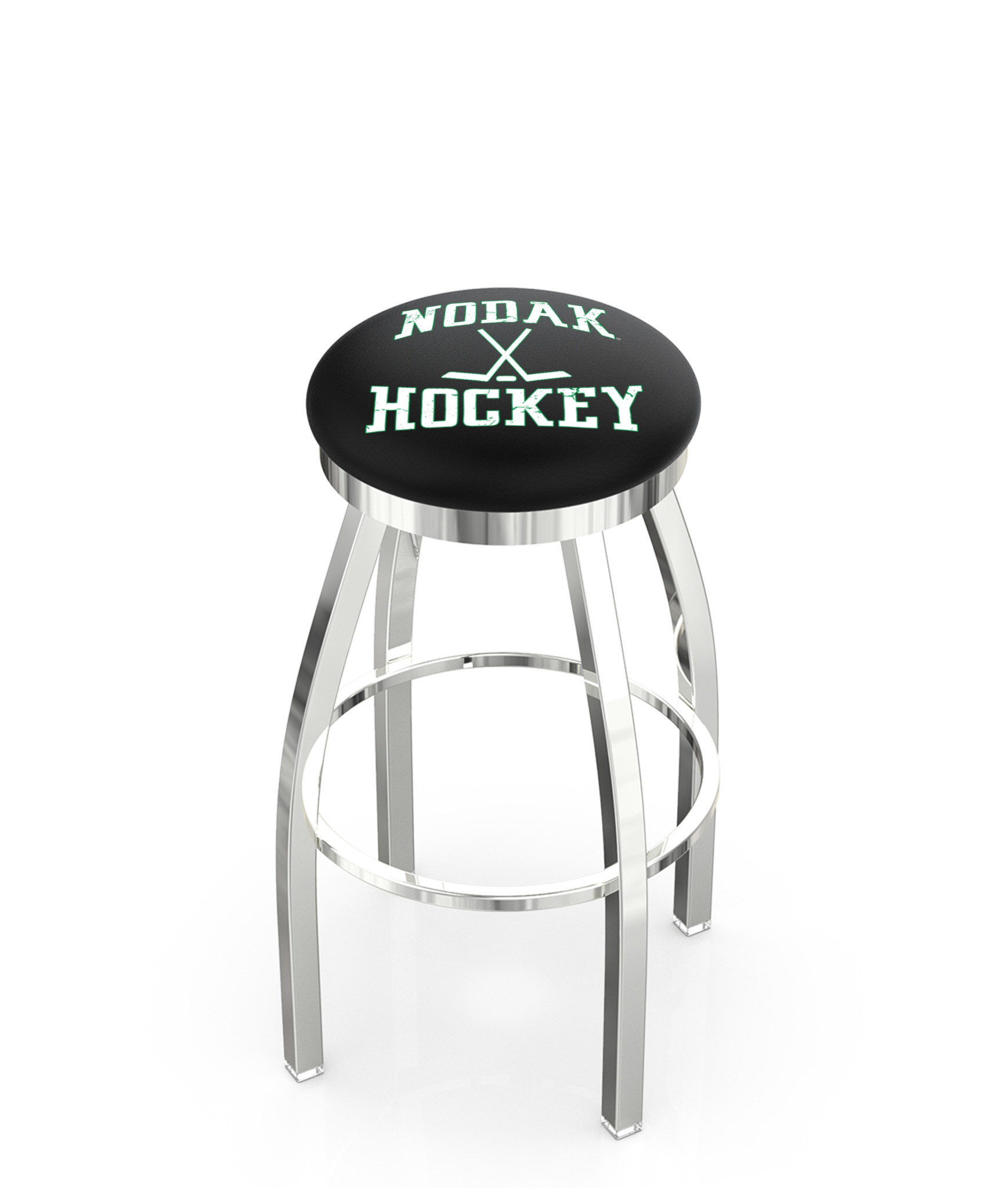 L8C2C UND NODAK Hockey Swivel Pub Stool Sioux Shop at Ralph