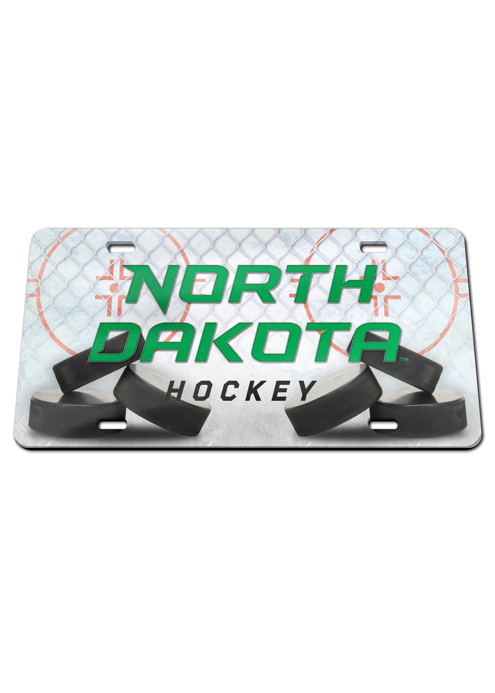 Wincraft ND Hockey Acrylic License Plate