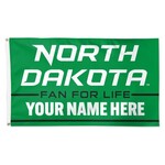 Wincraft Personalized North Dakota Hockey Your Name Flag