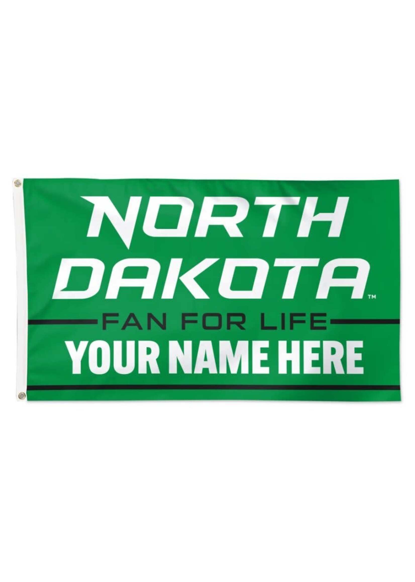 Wincraft Personalized North Dakota Hockey Your Name Flag