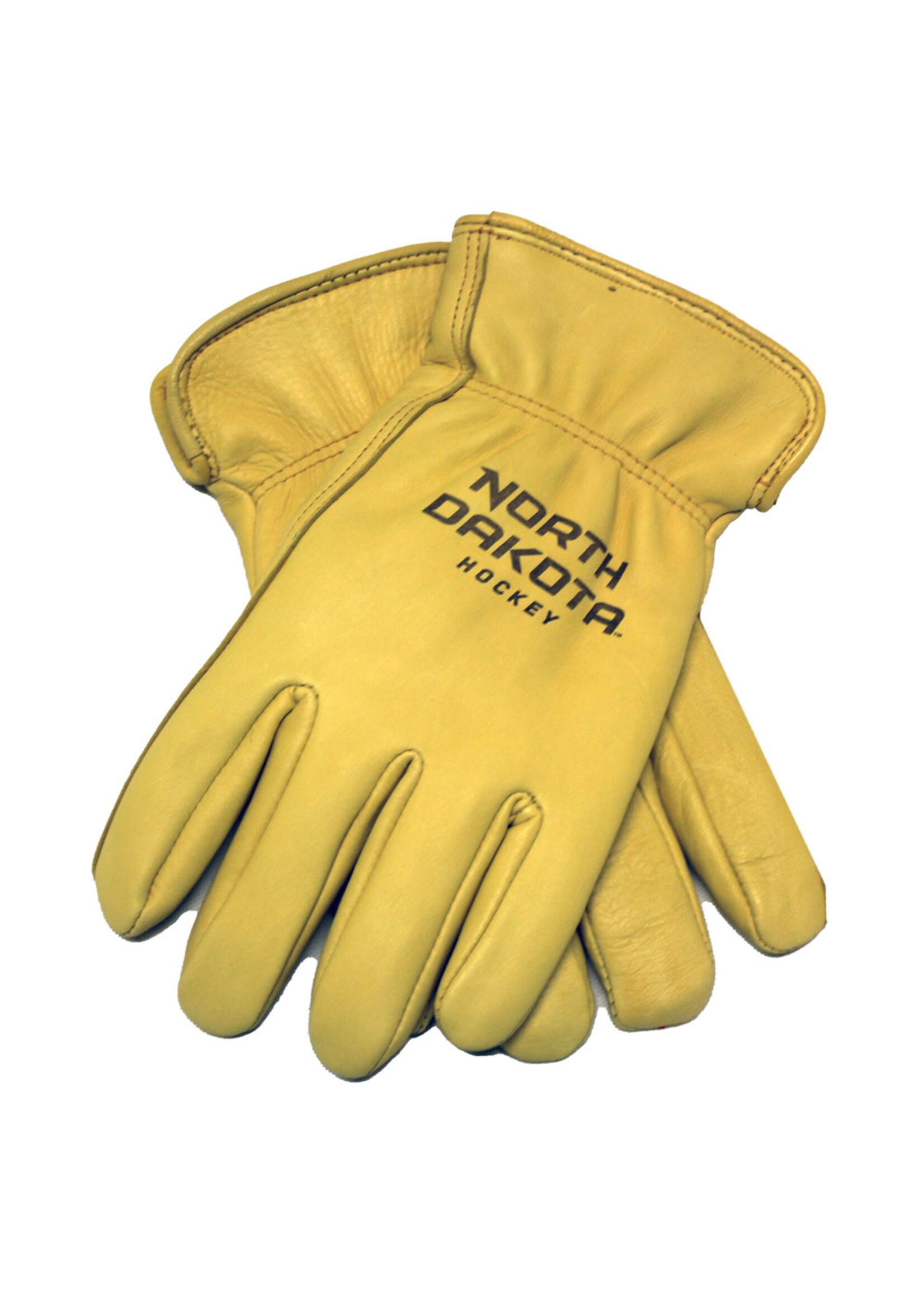 Deerskin Finger Glove North Dakota Hockey