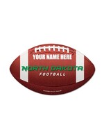 Wincraft Personalized North Dakota Football 11"x17" Wood Sign