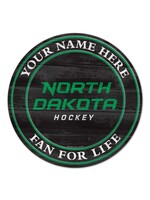 Wincraft North Dakota Hockey Fan For Life 11"x17" Wood Sign