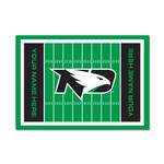 Wincraft Personalized North Dakota Football Field 11"x17" Wood Sign